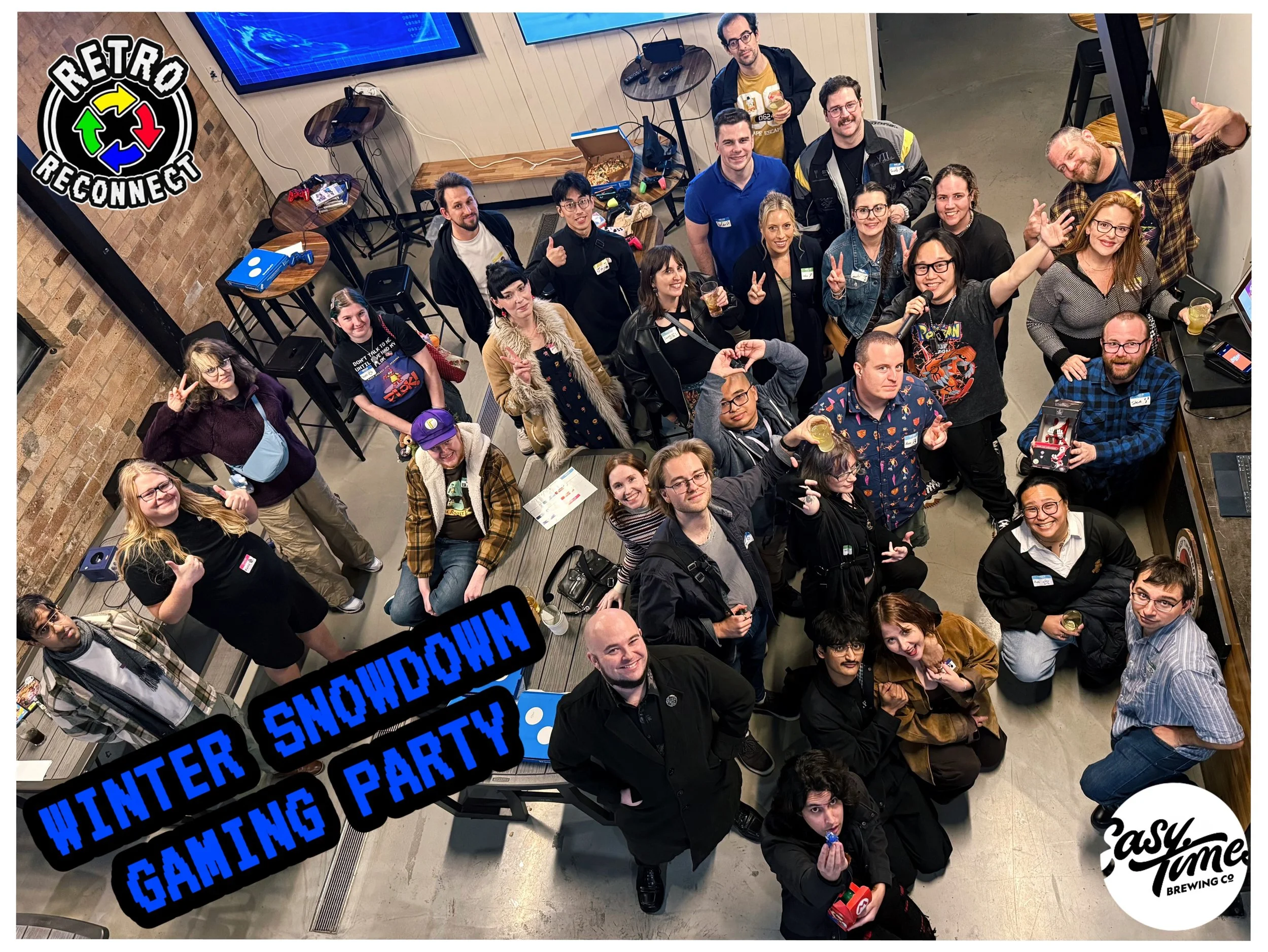 Winter Snowdown was Cozy thanks to yall!🔥Cheers for baring the cold n joining the breezy festivities ❄️ Super heartwarming to see everyone vibing n enjoyin gaming! 🫶🎮

#thingstodobrisbane #brisbanegaming #gamingevents #brisbanesocial #friending