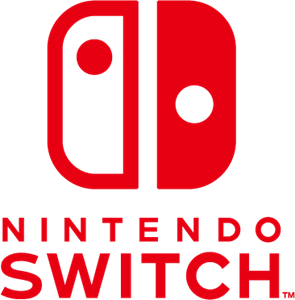 Nintendo Switch logo with red and black colors.