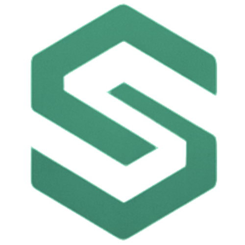 A three-dimensional teal dollar sign symbol with shadowing, set against a black background.