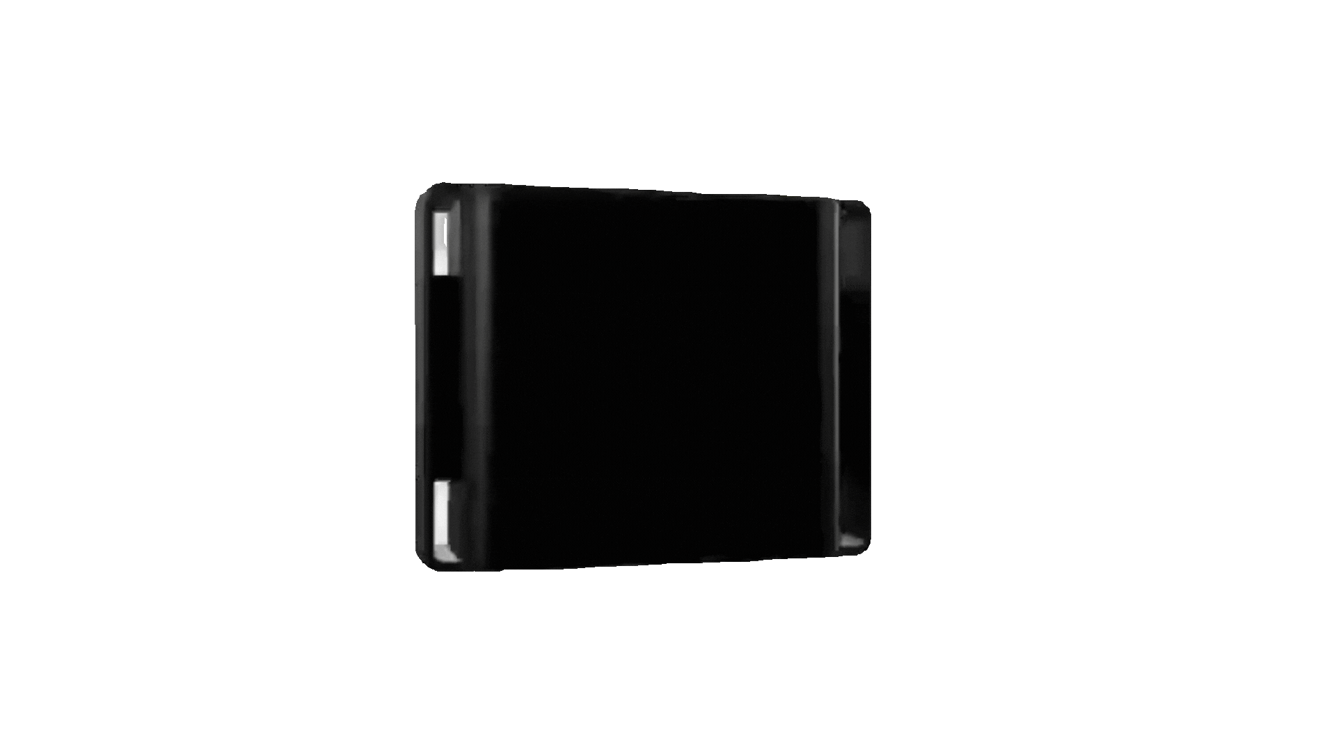 A black SD card adapter with a slot for an SD card on a dark background.