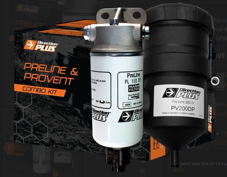 PreLine-Plus Pre-Filter + ProVent Combo Kit