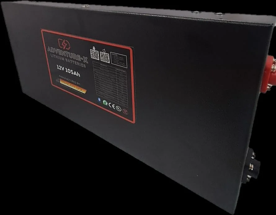 Adventure-X Super Slimline Lithium Battery 105 Ah