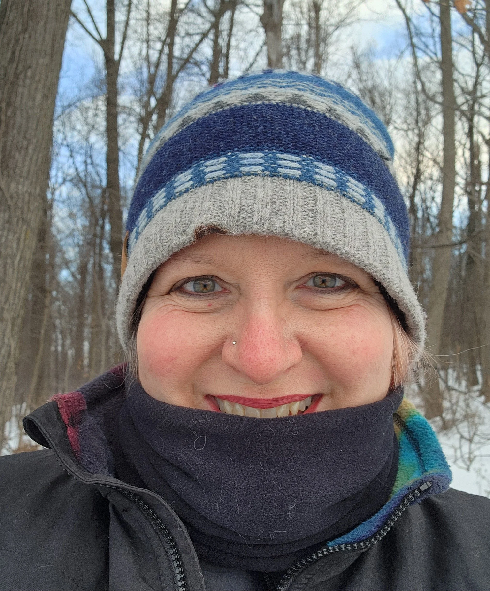 out door snow picture Melissa Deaton Cook LPC bilingual child and teen therapist in Harrisonburg VA