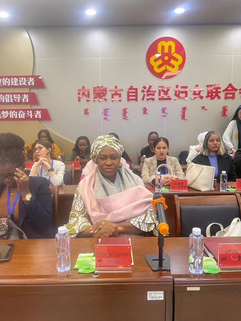 Founder in China participating in a global capacity-building workshop on women’s development