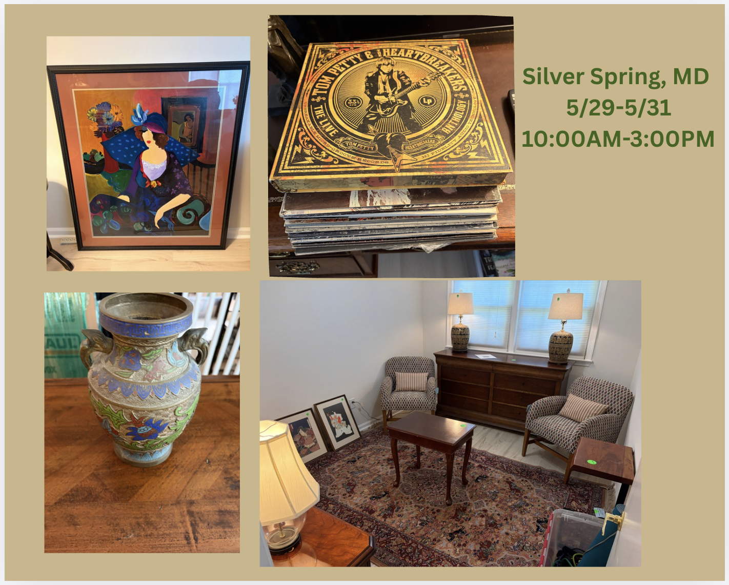 Silver Spring, MD Treasure Packed Estate Sale