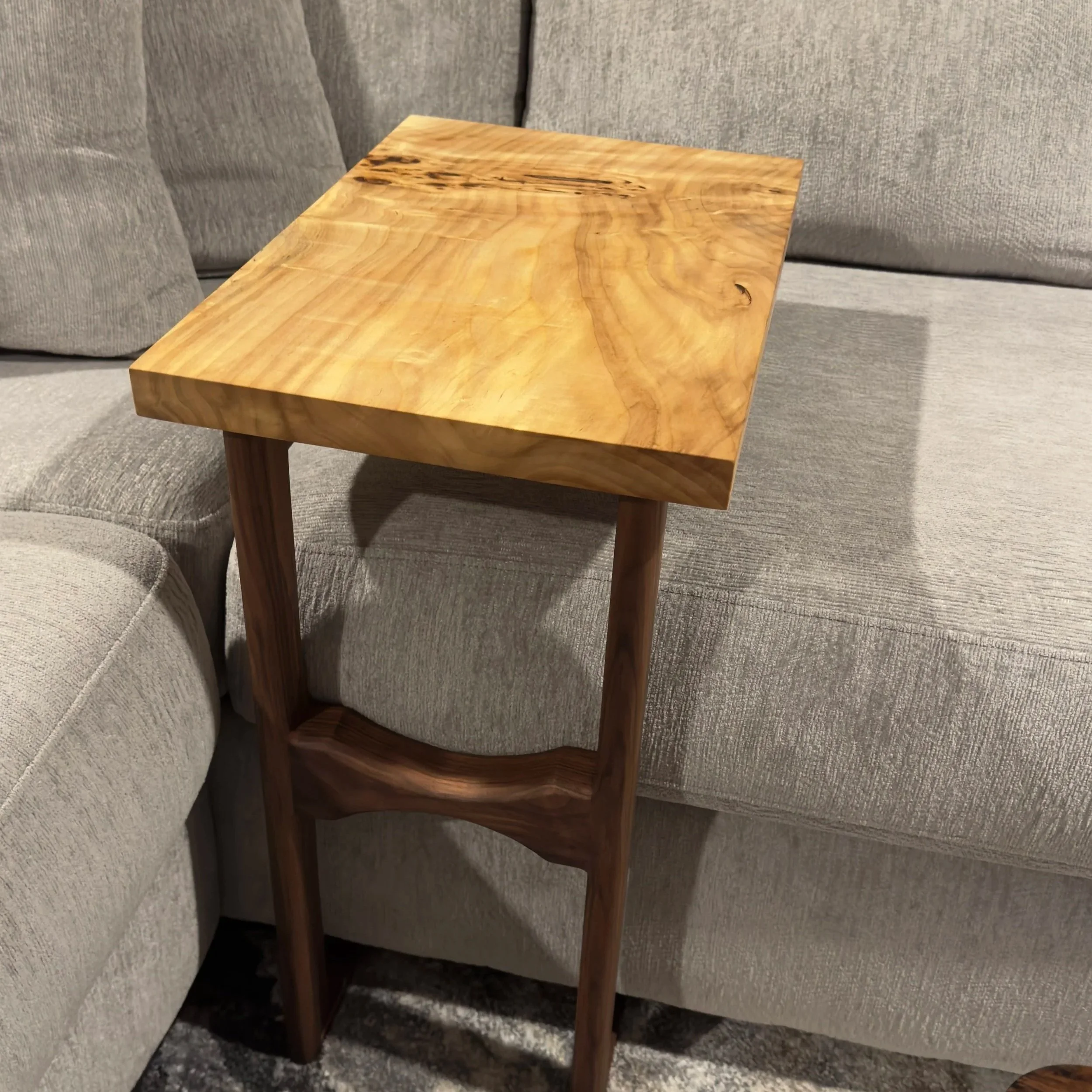 Mappa Burl & Walnut Side Tables