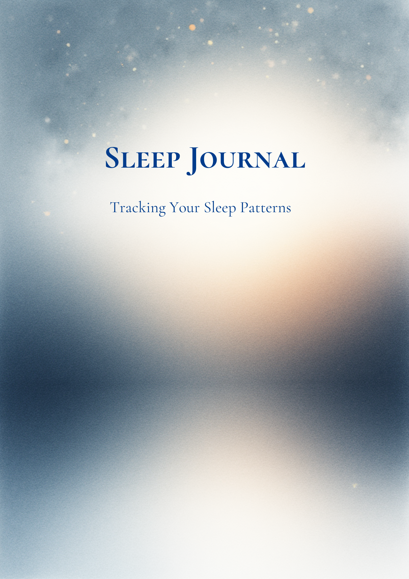 Sleep Journal Template