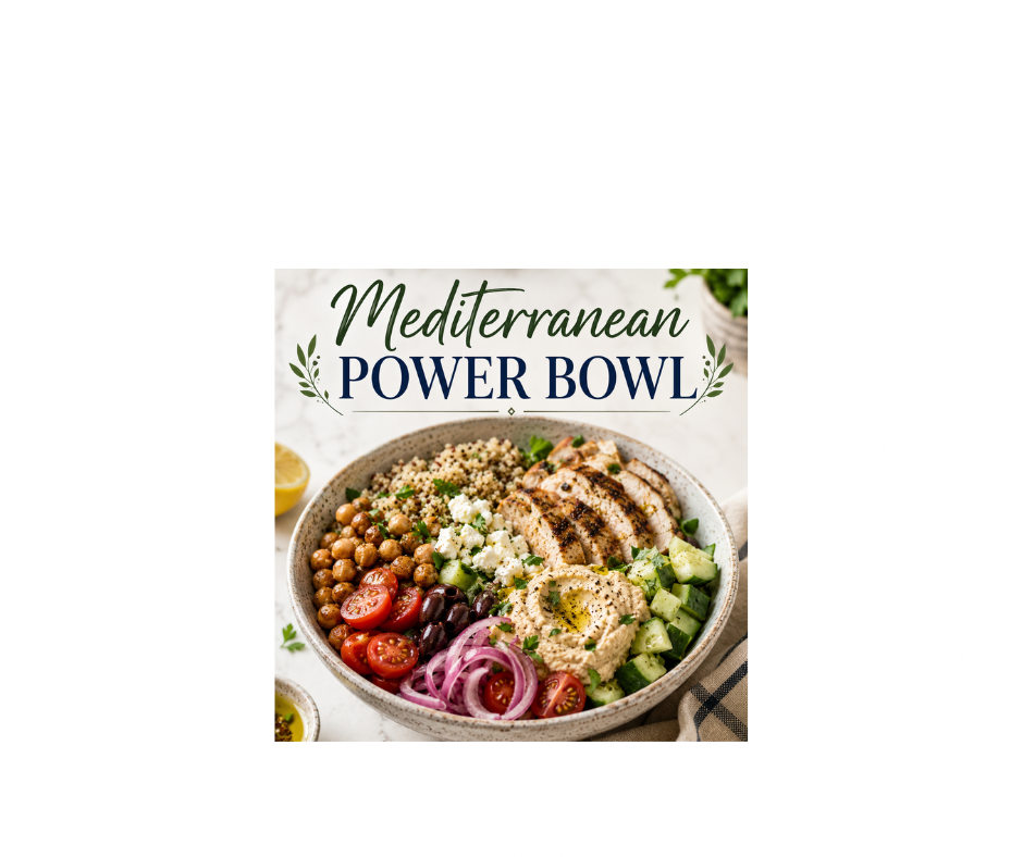 Mediterranean Power Bowl Recipe.
