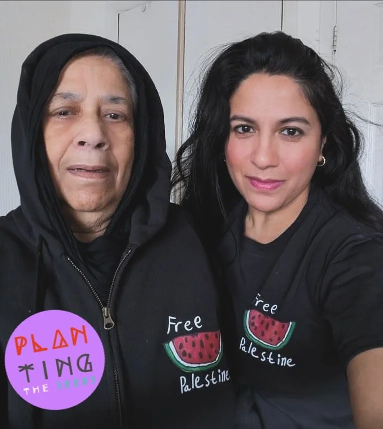 The wonderful @skinbysalima and her Mumma repping Rumi&rsquo;s design in black! 

We just love seeing families #PlantingTheSeeds in solidarity together. 

Orders are going in Monday, so please hit us up! 

We have hoodies, sweats, long sleeve tee&rsq