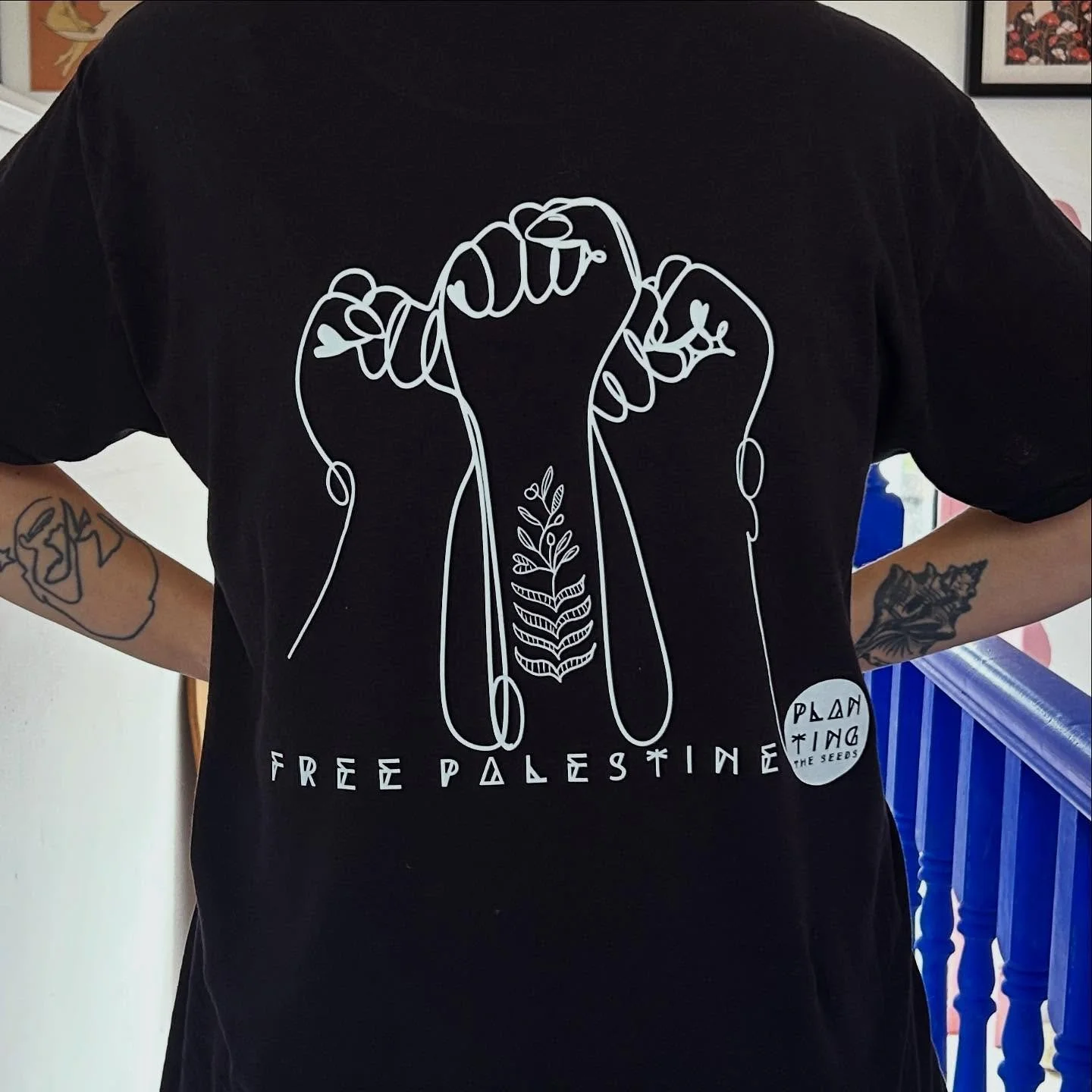 New tees incoming! 

This one is spesh. A nod to the matriarchy and friendship, bonded and marked forever and always. 

Based on the solidarity tattoo that @faye.allison.art designed for our little girl gang (and honorary chap,  always lifting up his