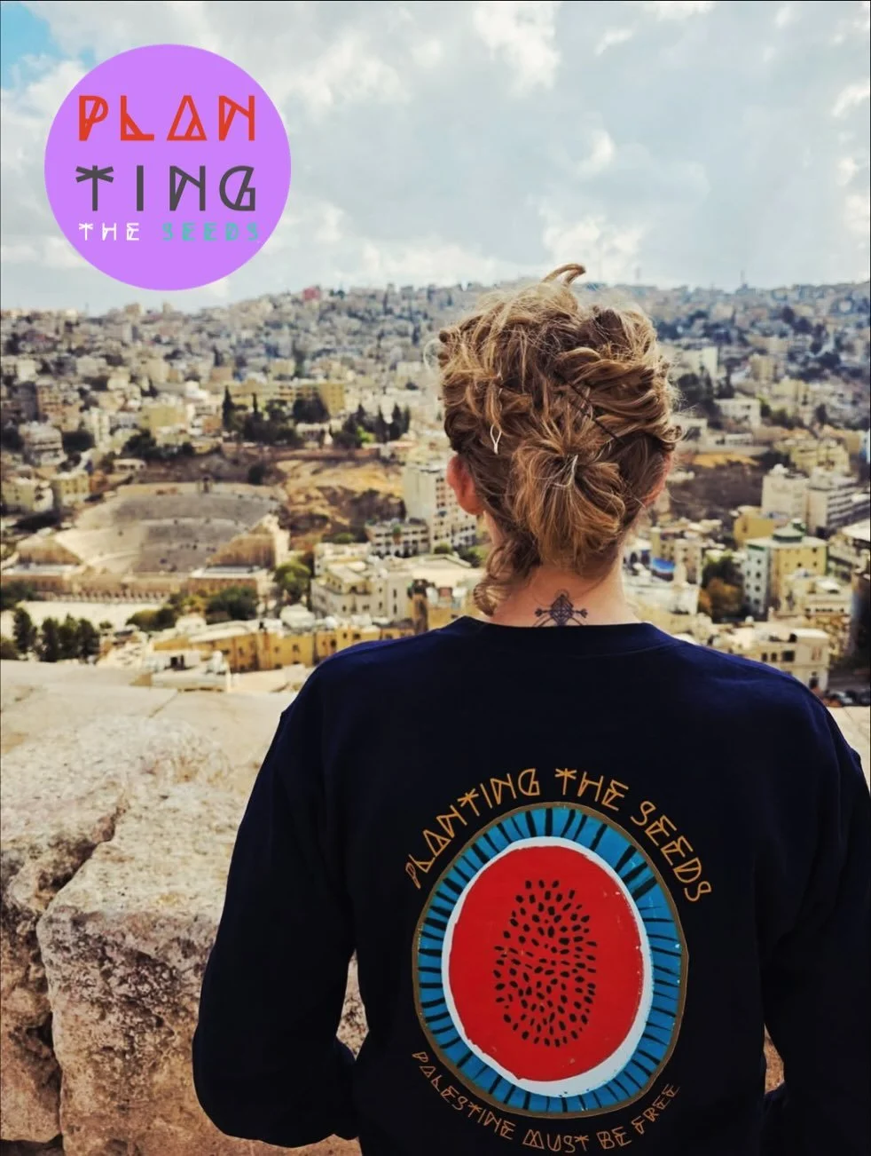 Our darling @kristymccaskill currently in Jordan learning Arabic. 

Whilst there Kristy met with her dear friend who has been supporting people on the ground in Gaza, sharing first hand accounts of the suffering endured. Kristy gifted her own Waterme