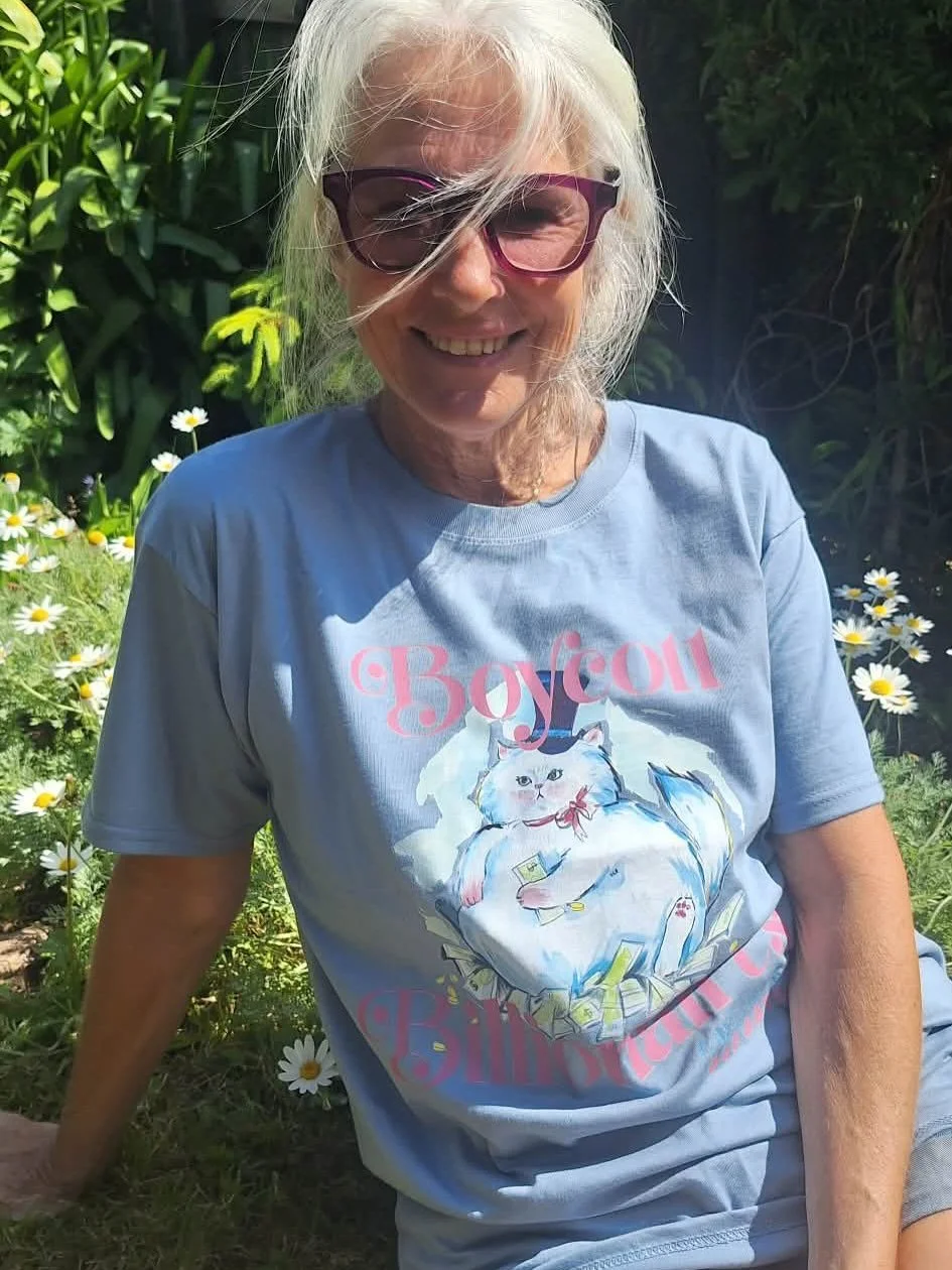 Nothing beats seeing you guys in our tees. 
And how incredibly beautiful is this mother / daughter duo! 
We love that this design speaks to all ages. The message is for us all. Shop local, boycott the fat cats. We still have the choice where to spend