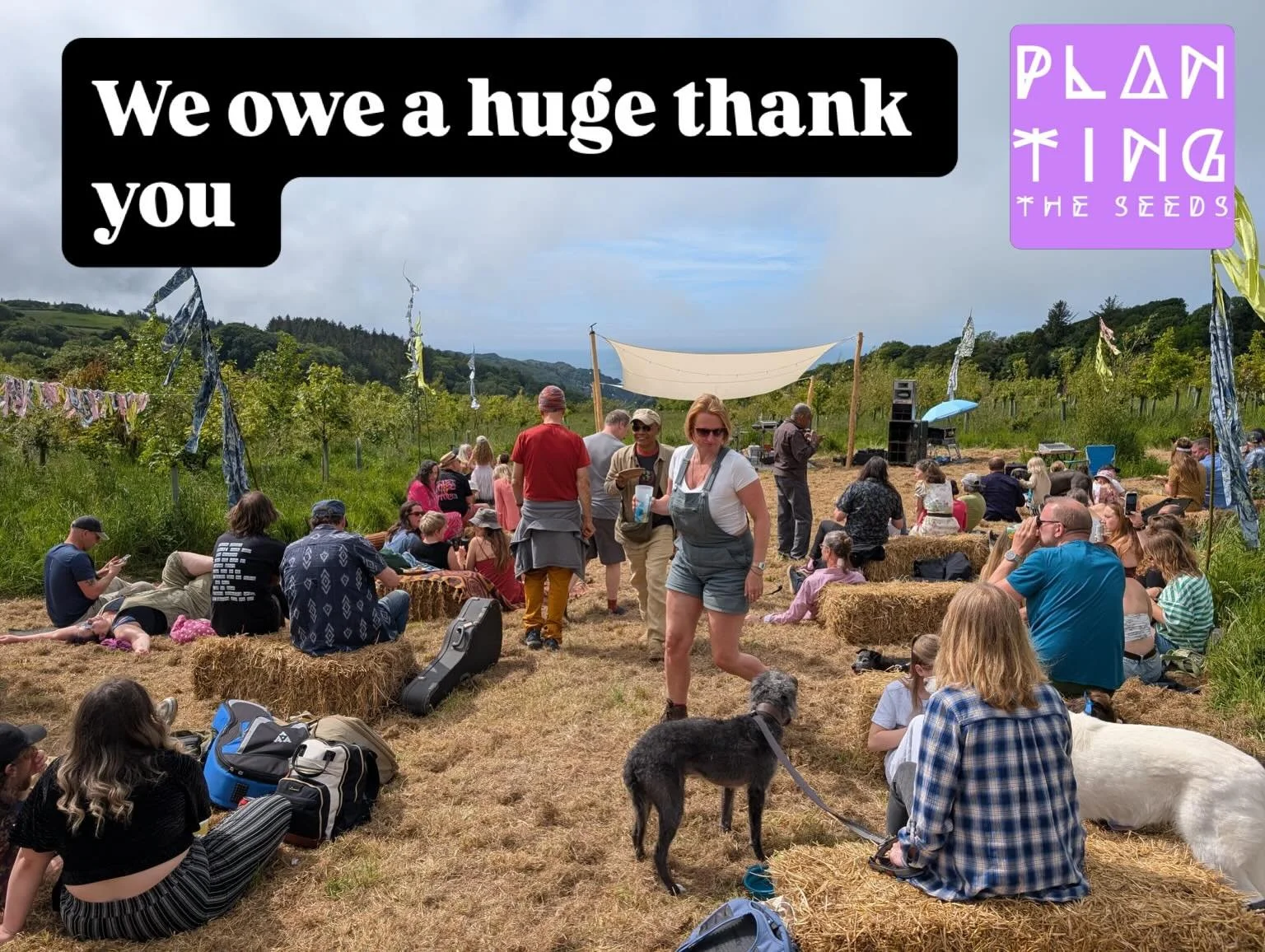 @philthespoon and @sophiagraham23 held a beautiful local festival over half term at @arwenwoodcollective which was a huge sell out success.
They and a team of volunteers made &pound;2,300 profit that they have in turn donated to Planting the Seeds so