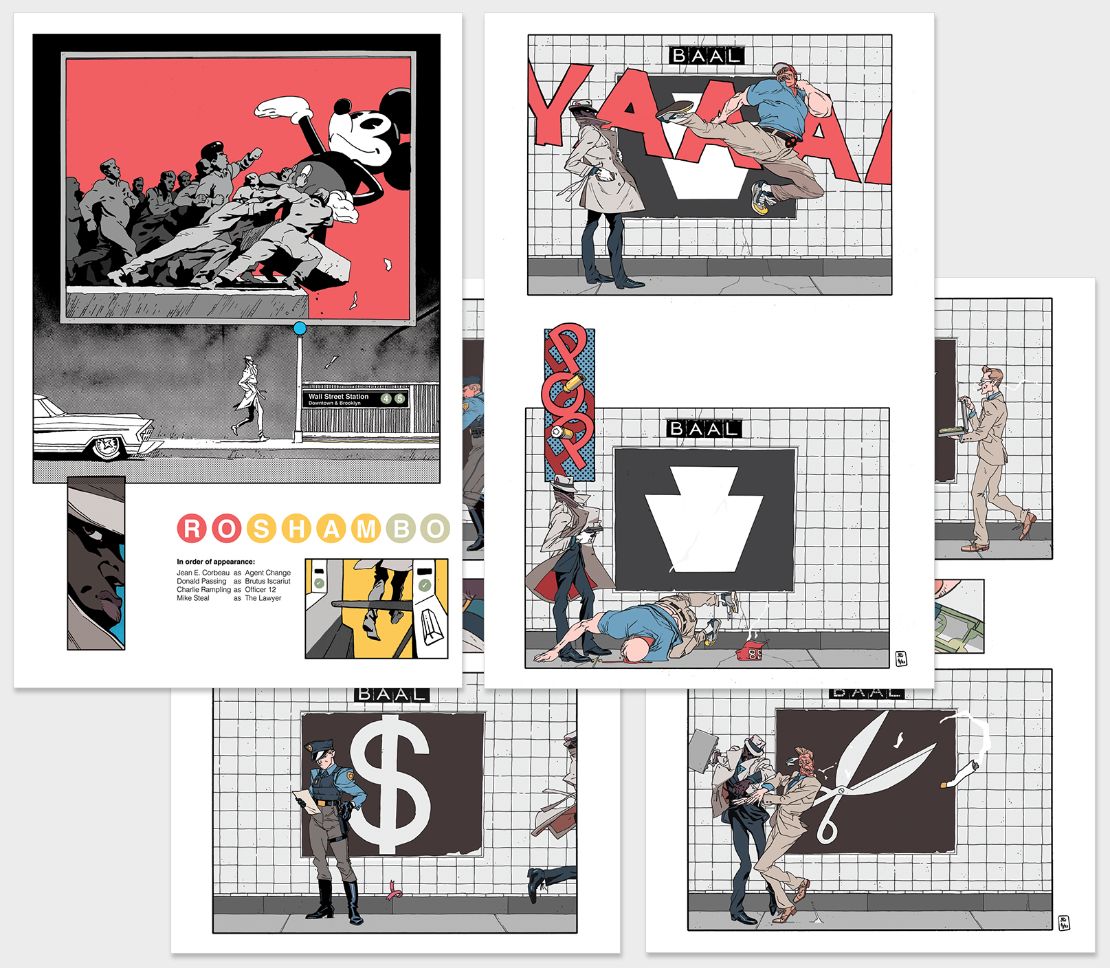 RoShamBo Postcard Set