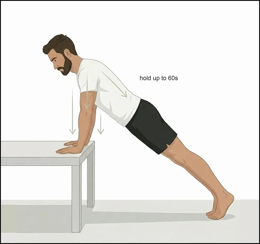 Desk push-ups