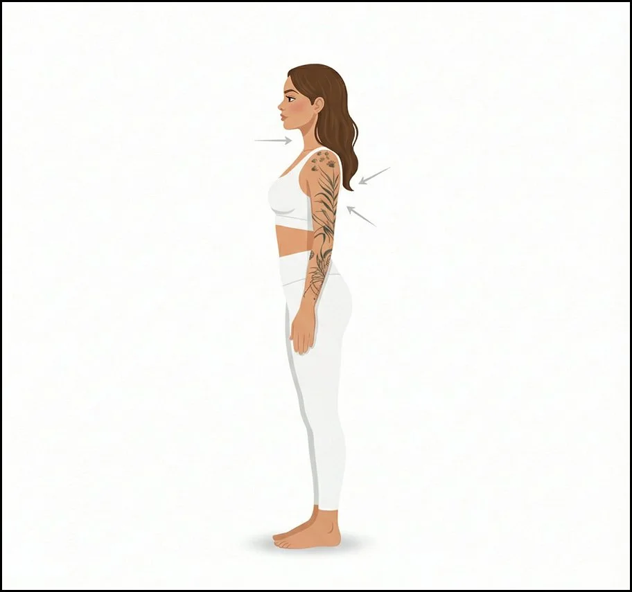 Shoulder rolls + scapular squeezes