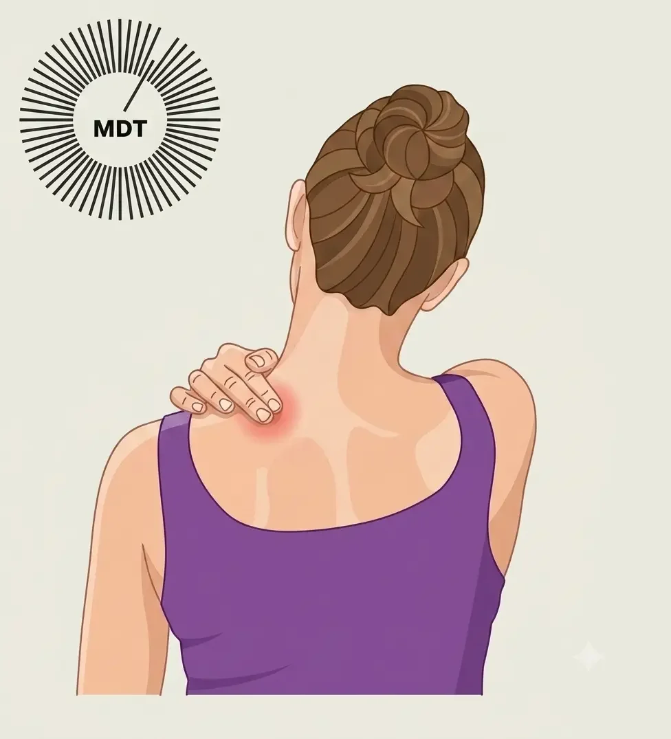 Upper trapezius myofascial release