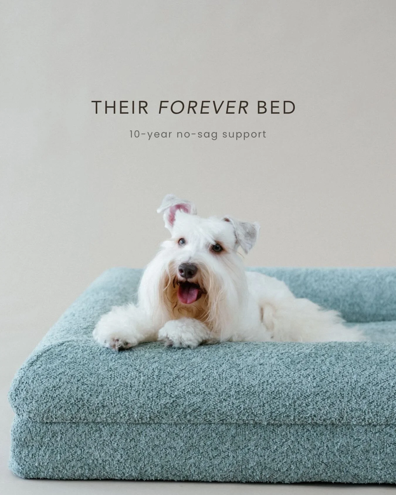 The last bed you&rsquo;ll ever buy them. Designed to last. From day one to their golden years. Built with the same premium materials as your favorite mattress. 🤍