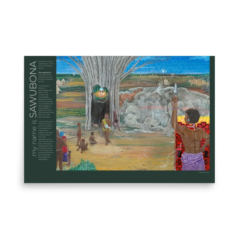 Sawubona Open Edition 24x36 Photo Paper Poster (reg. $149.00)