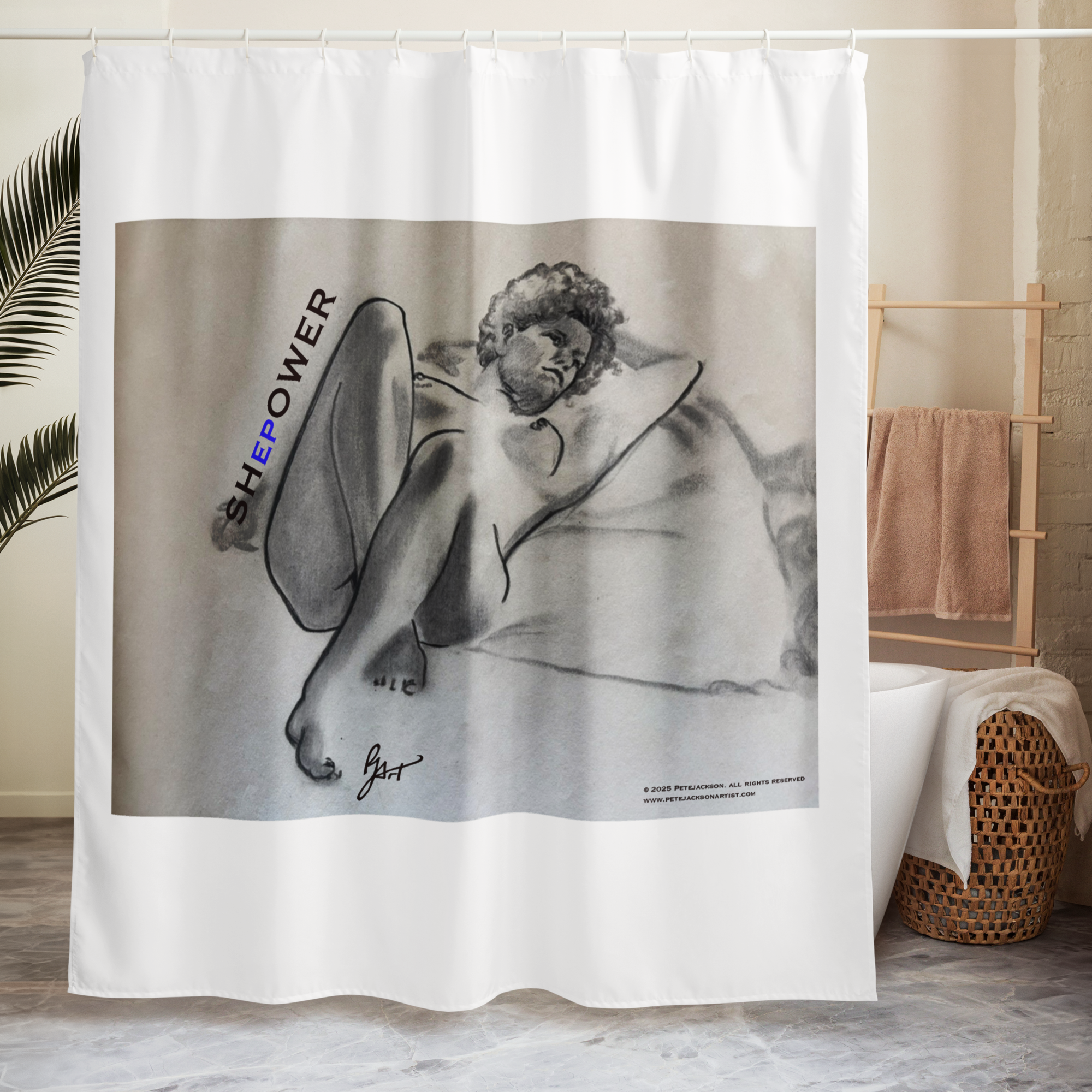 SHepOWER CURTAIN - Jasmine