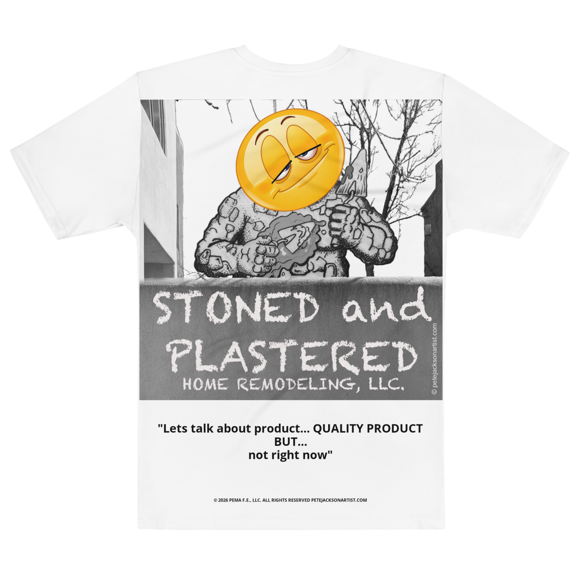 PEMA STONED AND PLASTERED (D2) Men’s cotton crew neck t