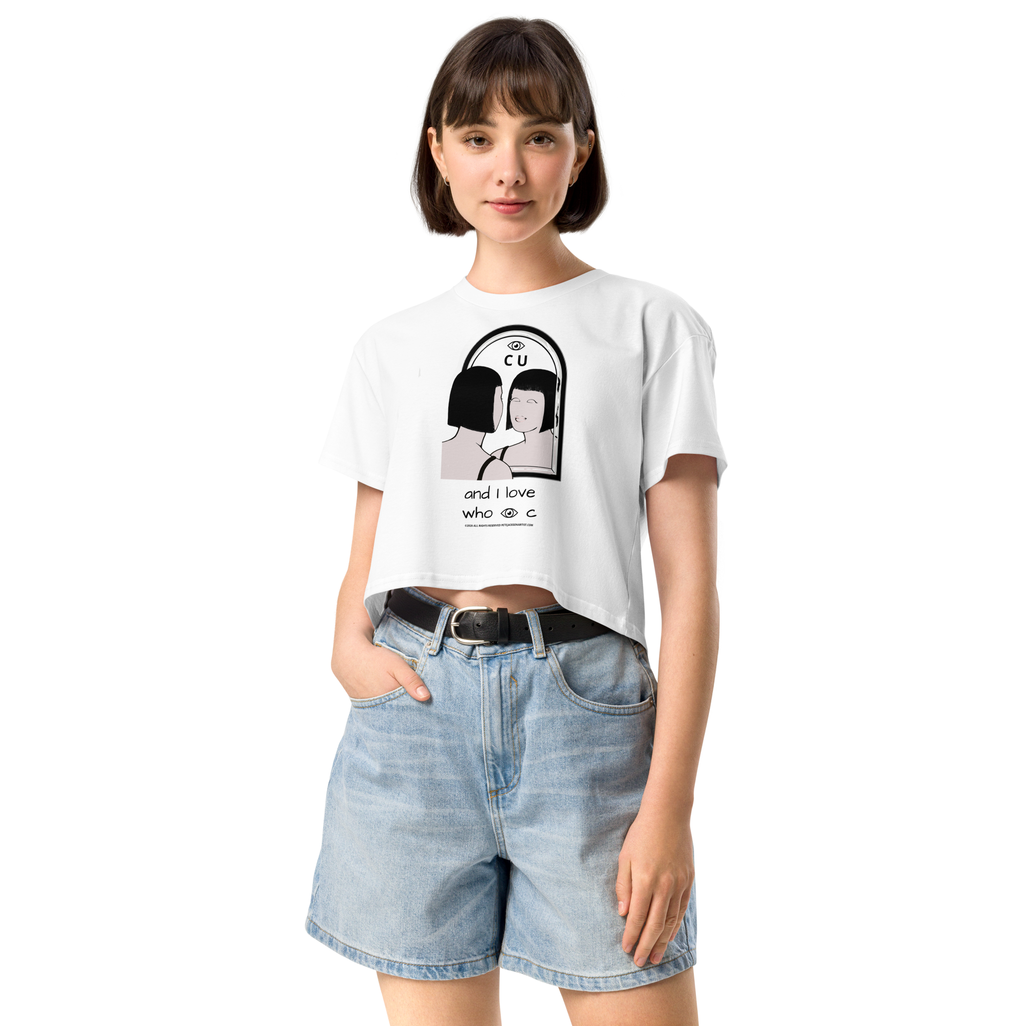 PEMA "EYE C U" Women’s Crop Top/Design II