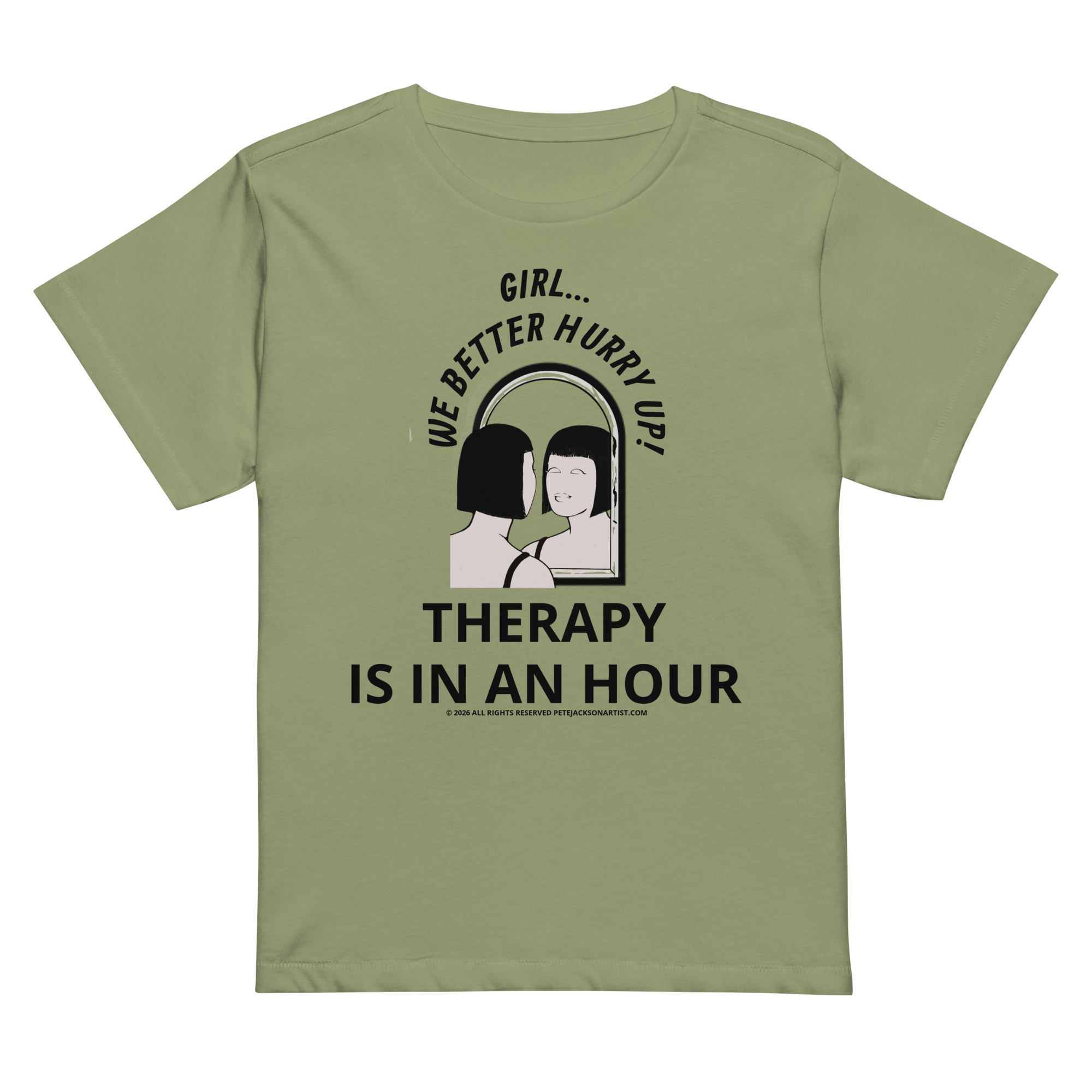 PEMA GenZ Humor - Women’s High-waisted T-shirt/Design II