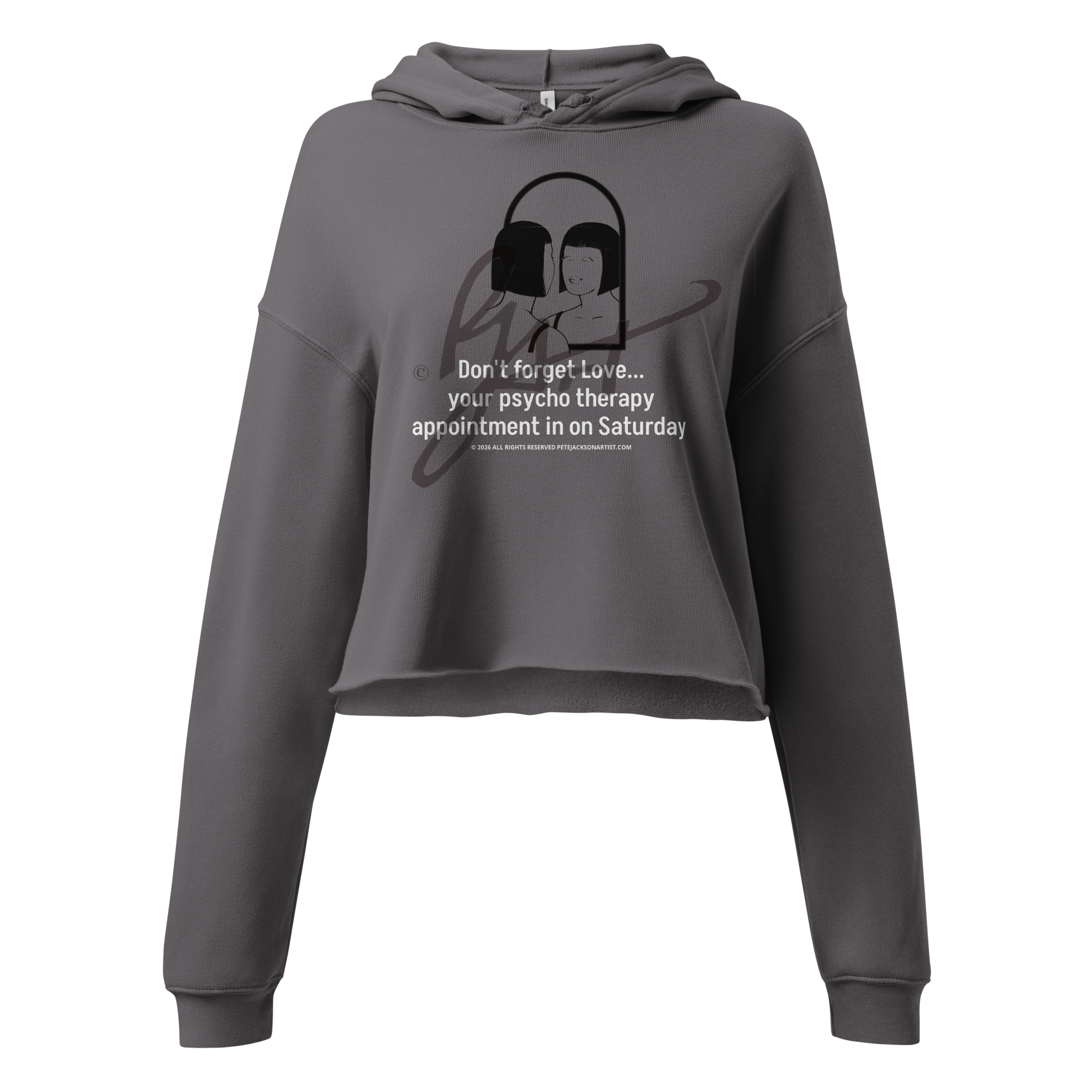 PEMA GenZ Humor - Crop Hoodie
