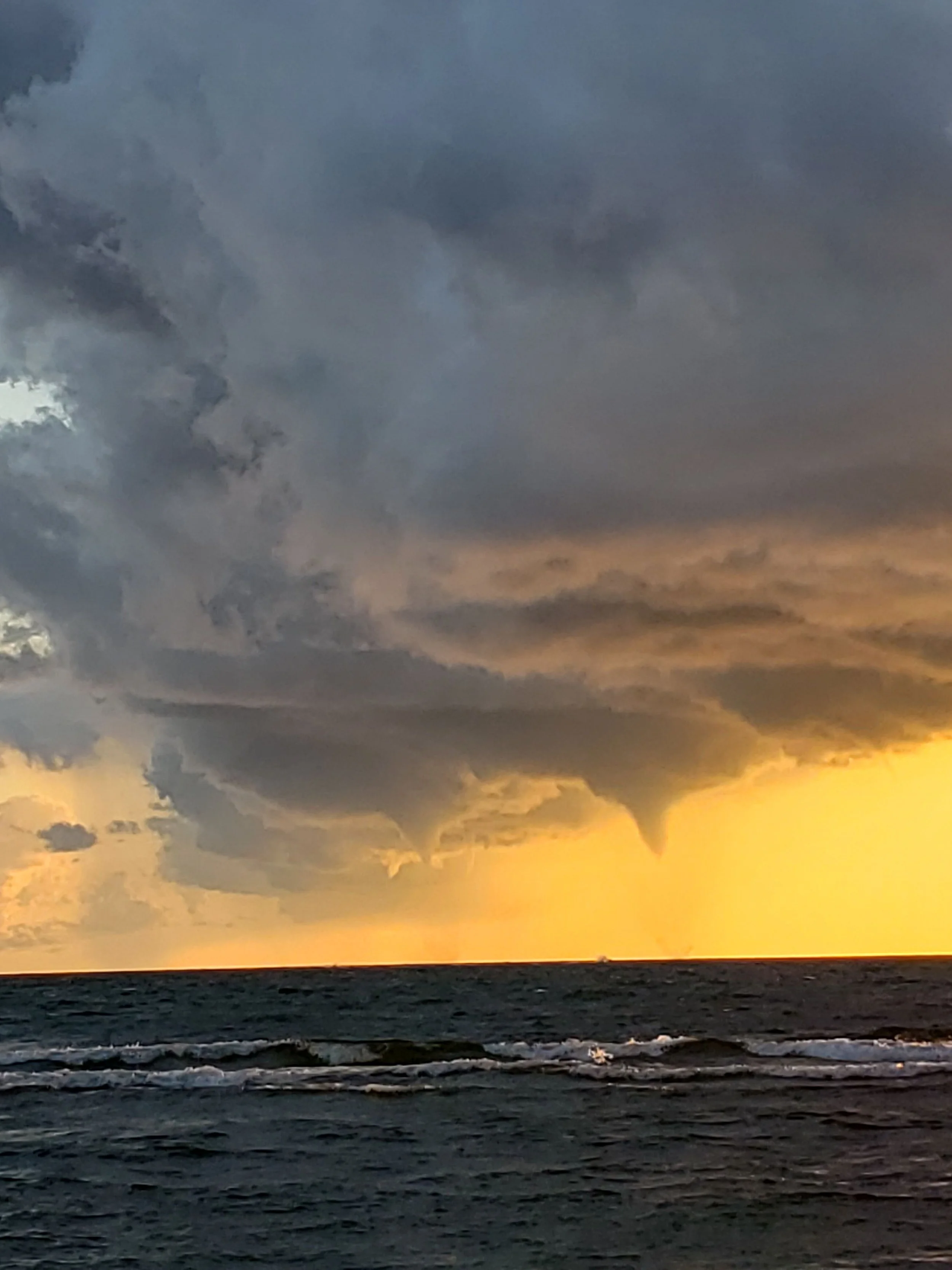 Waterspouts Over Lake Huron
