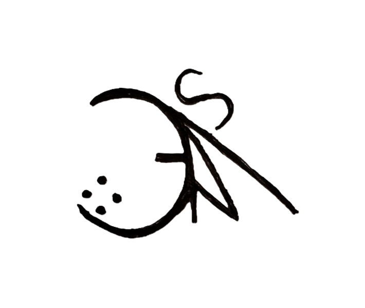 A black and white image of Tom Epic's logo, featuring the stylized initials M. S. T. E.