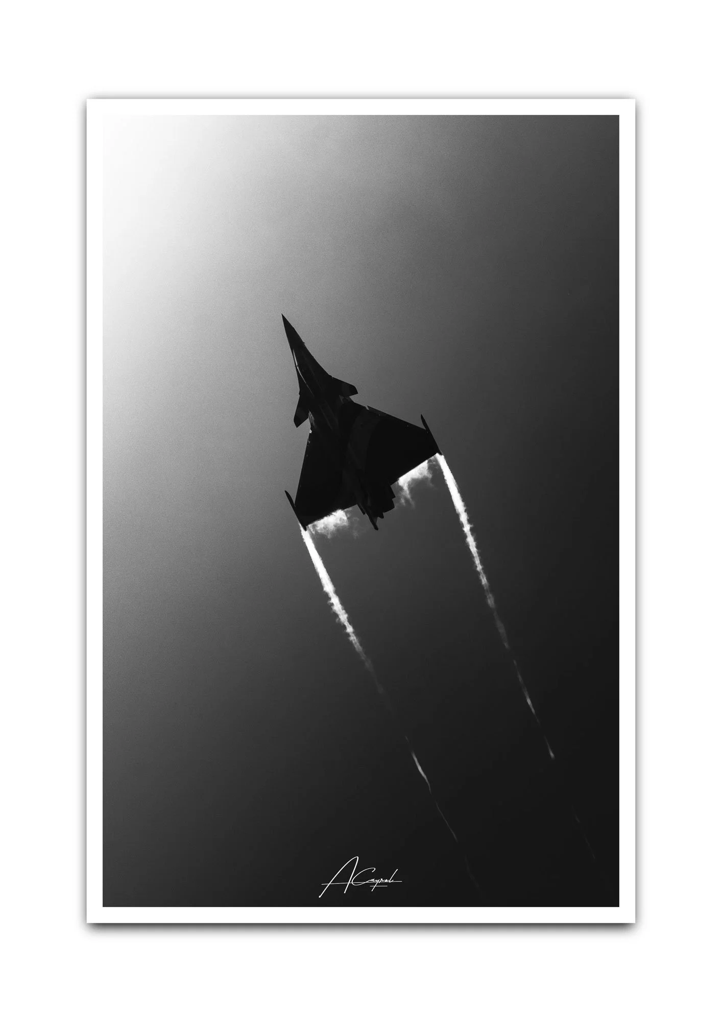Tirage Rafale Silhouette Contrasté NB