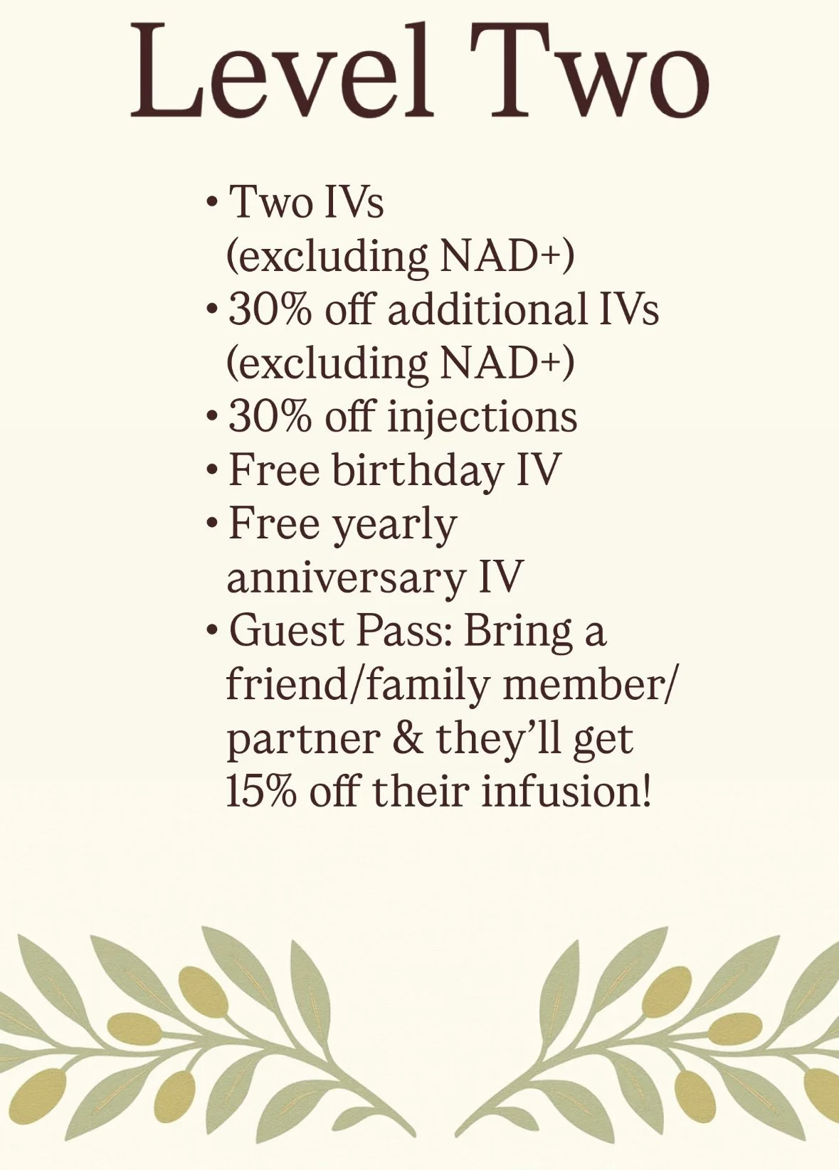 Level Two Membership