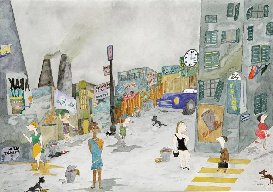 PERDU RUE LEGRAND
46x66 cm
