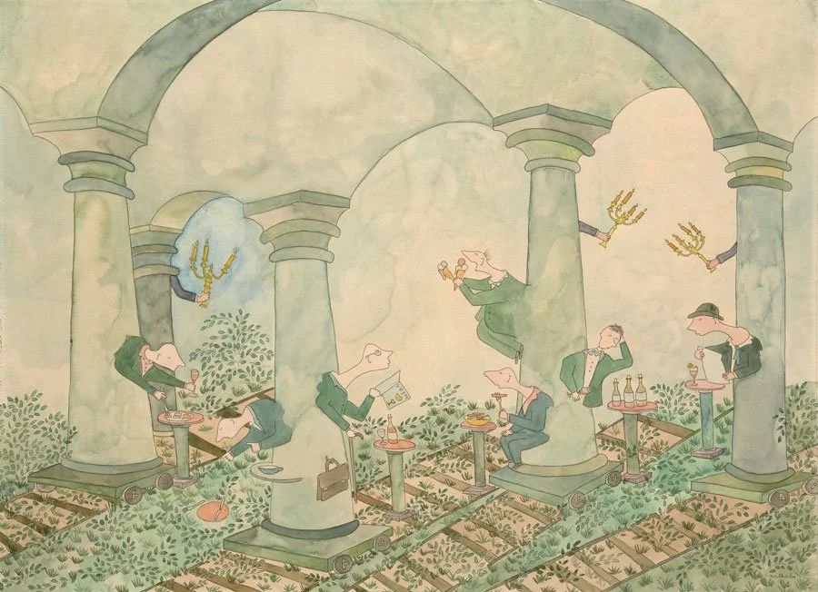 GARÇON, 2 VERMOUTH EN TERRASSE
55x75