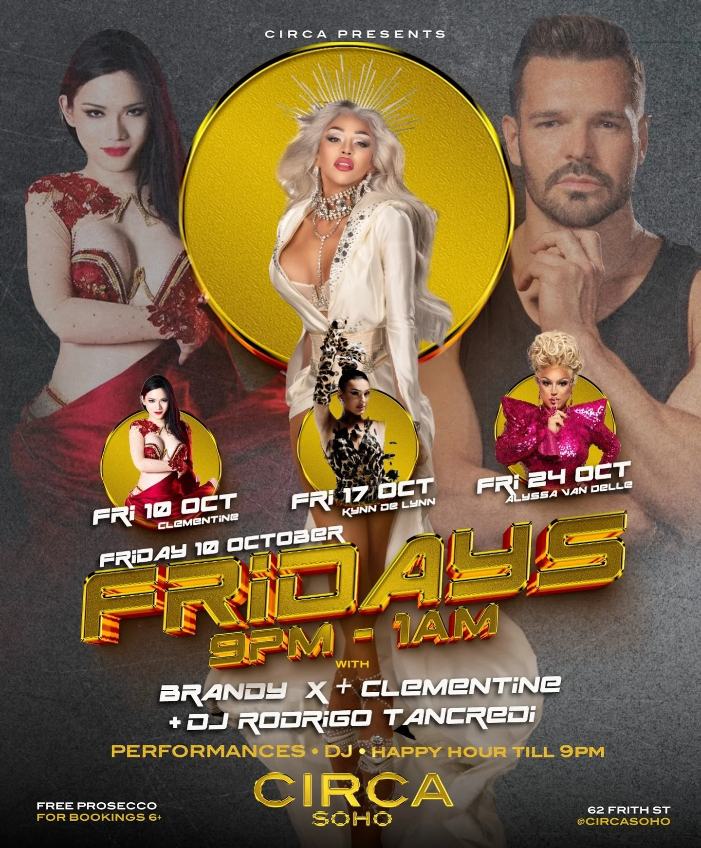 FRIDAY - THE GORLS RETURN!

&mdash;&mdash;

💋 FRIDAYS JUST GOT SICKENING&rsquo; 💋

Oh, Soho, you sexy THANG! We&rsquo;re riding these summer rainy days and TURNIN&rsquo; UP THE HEAT UP!

Welcome to ALL NEW FRIDAY NIGHTS 🔥

Join us in the heart of 