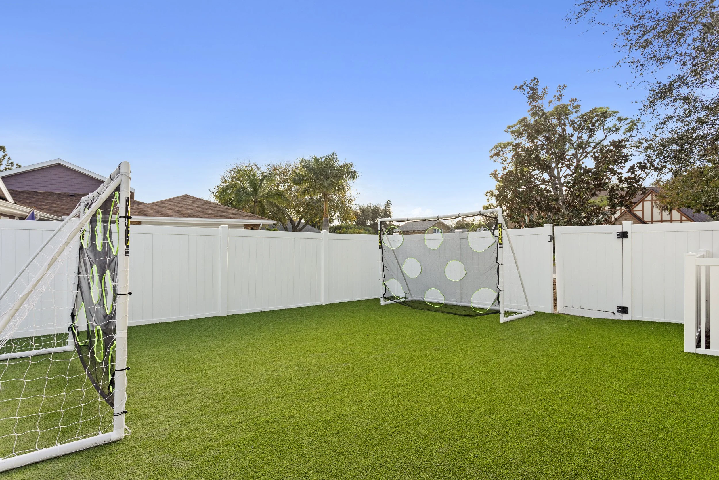  Lighted court for games anytime 