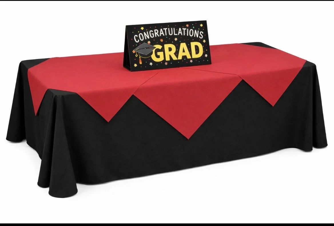 Graduation Party Special- upgraded- add on- linen package