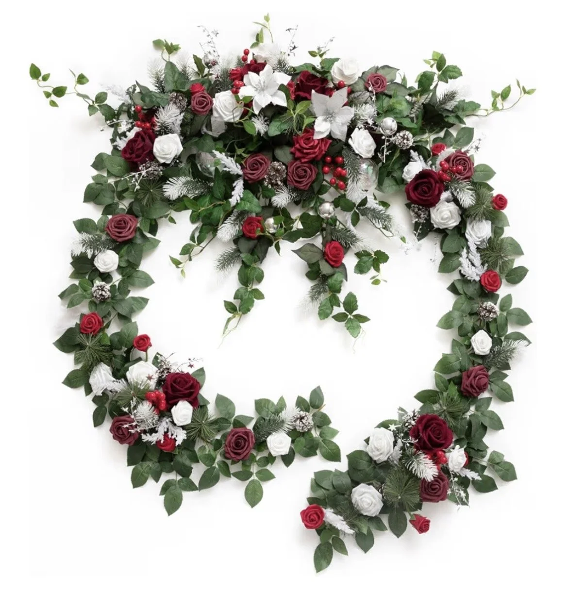 Red Sparkle Arch Decor