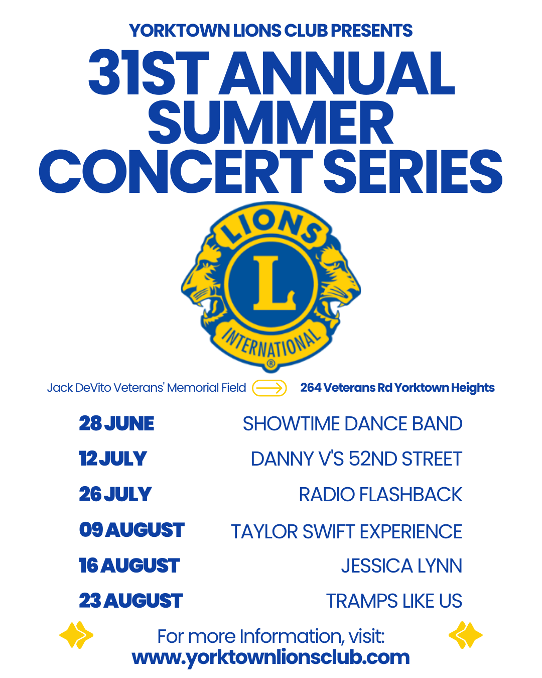 Tramps Like Us - Summer Concert Series
