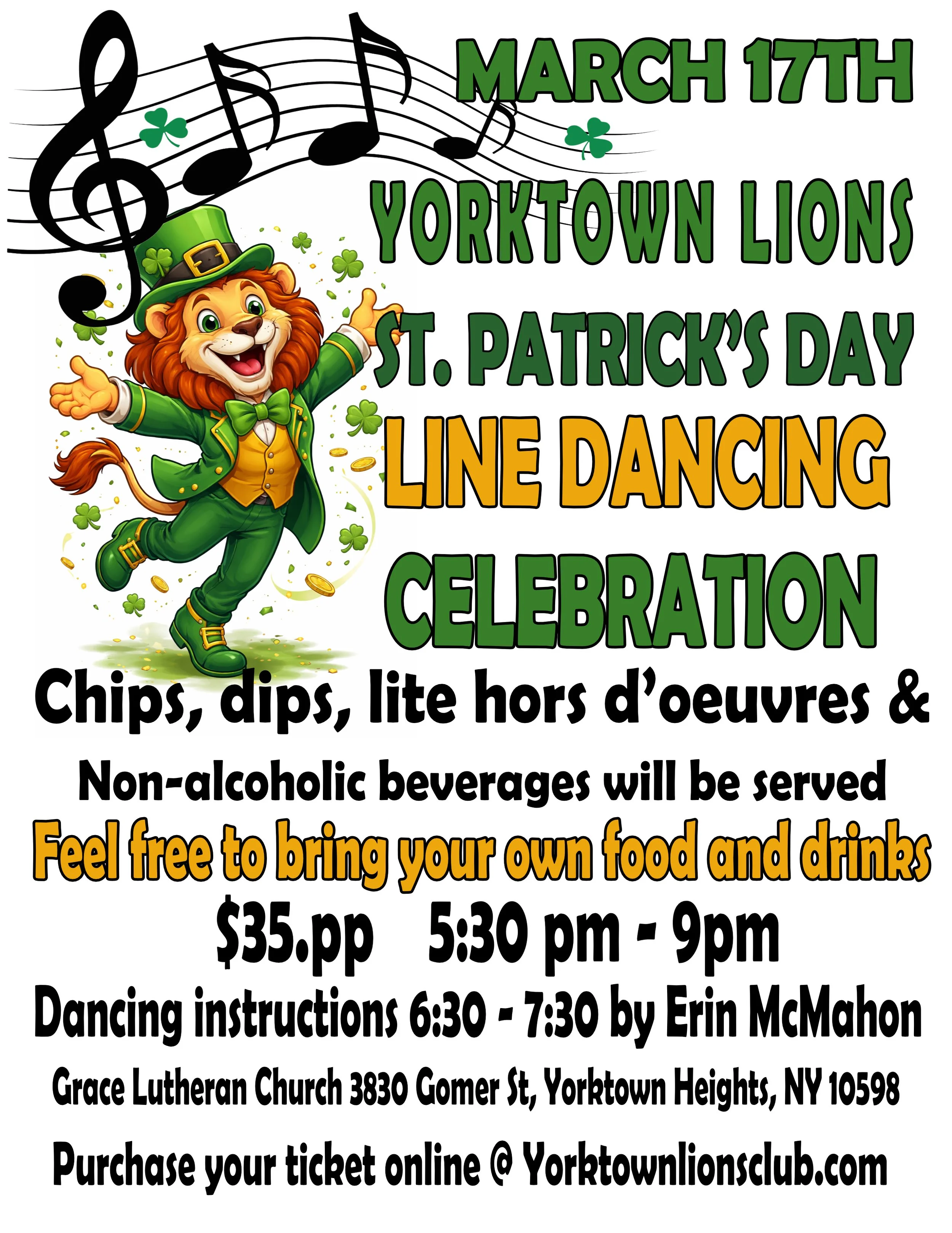 St. Patrick's Line Dancing Celebration