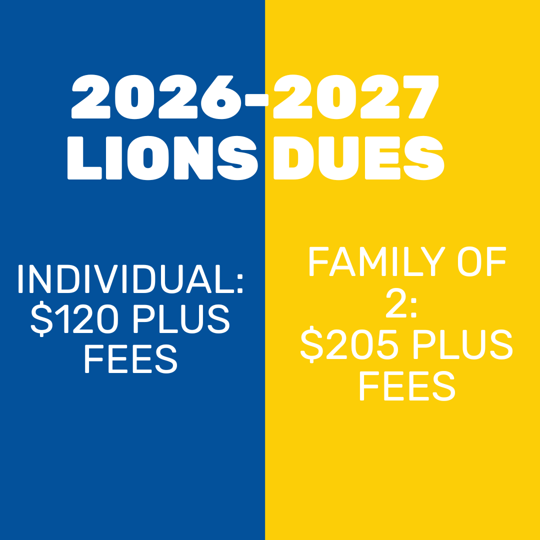 Yorktown Lions Member Dues