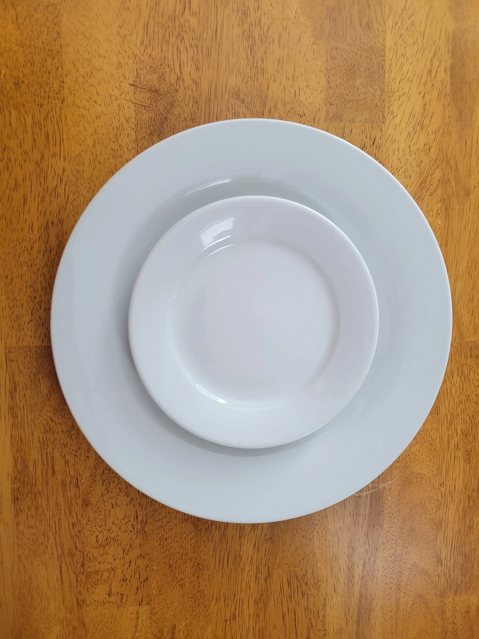 Porcelain Round Flat Plate