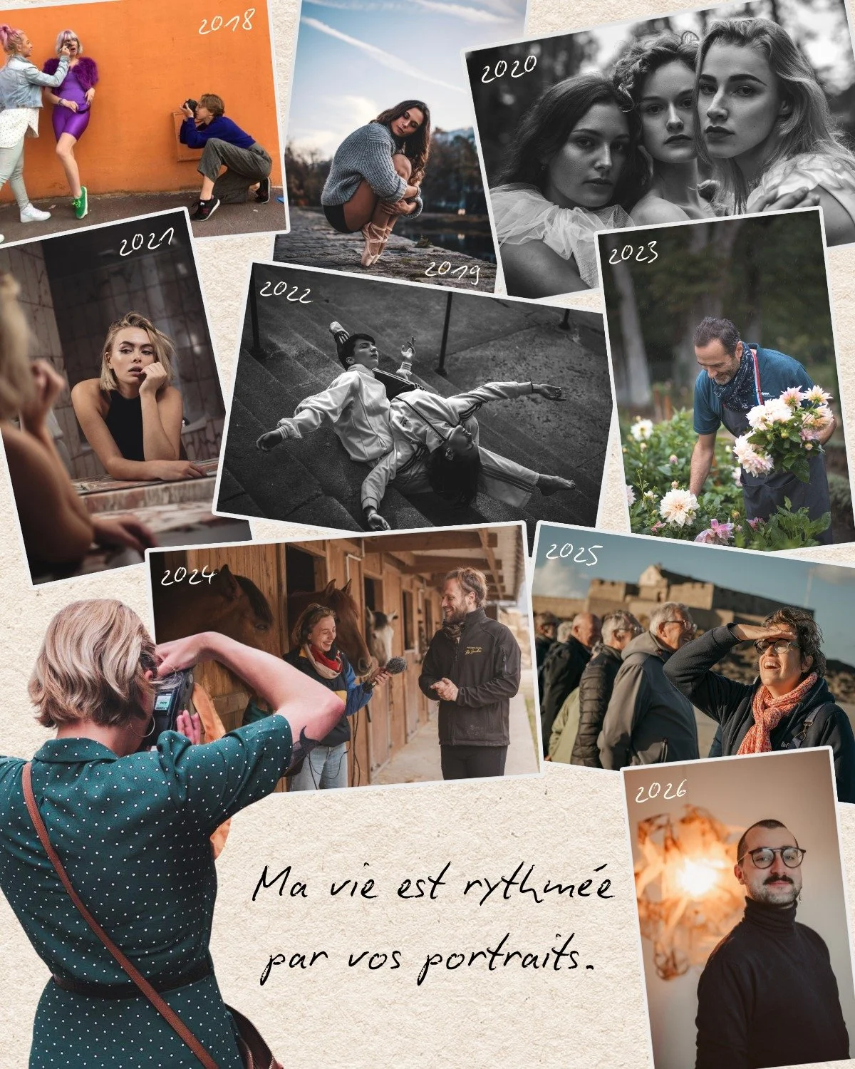 Lorsque je parle de mon travail, le mot &ldquo;portrait&rdquo; arrive tr&egrave;s vite dans la conversation.

📷 Au d&eacute;part, je l&rsquo;entendais dans son sens photographique. Comme beaucoup, j&rsquo;ai commenc&eacute; en photographiant mes ami