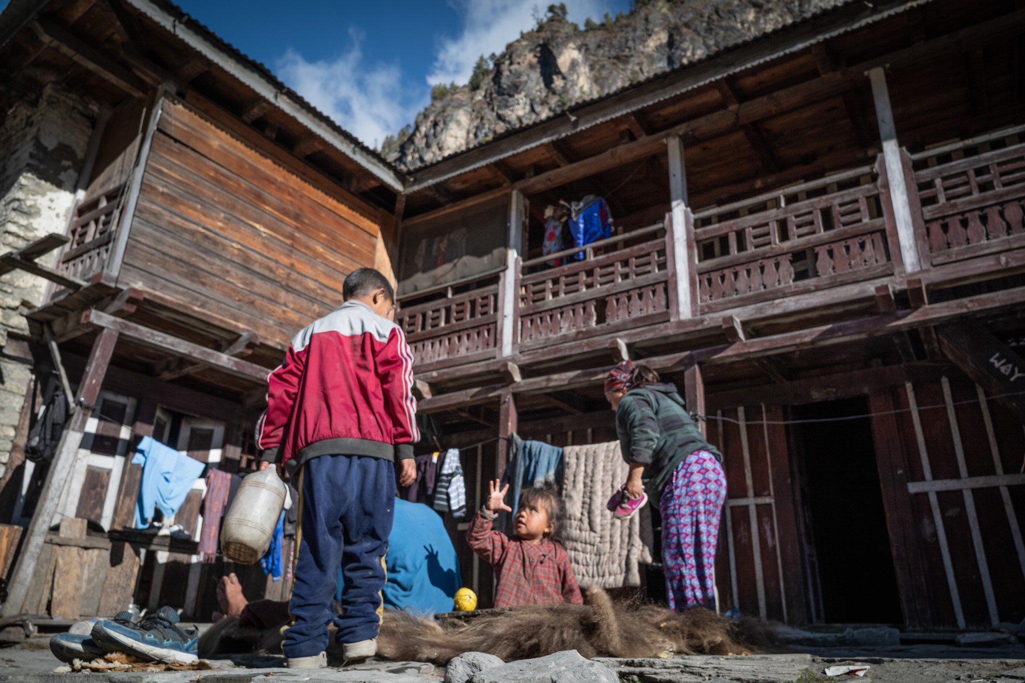 Villagers encountered on the Upper Annapurna circuit