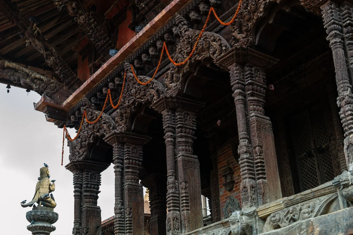 A Hindu temple in Nepal's Patan Durbar Square