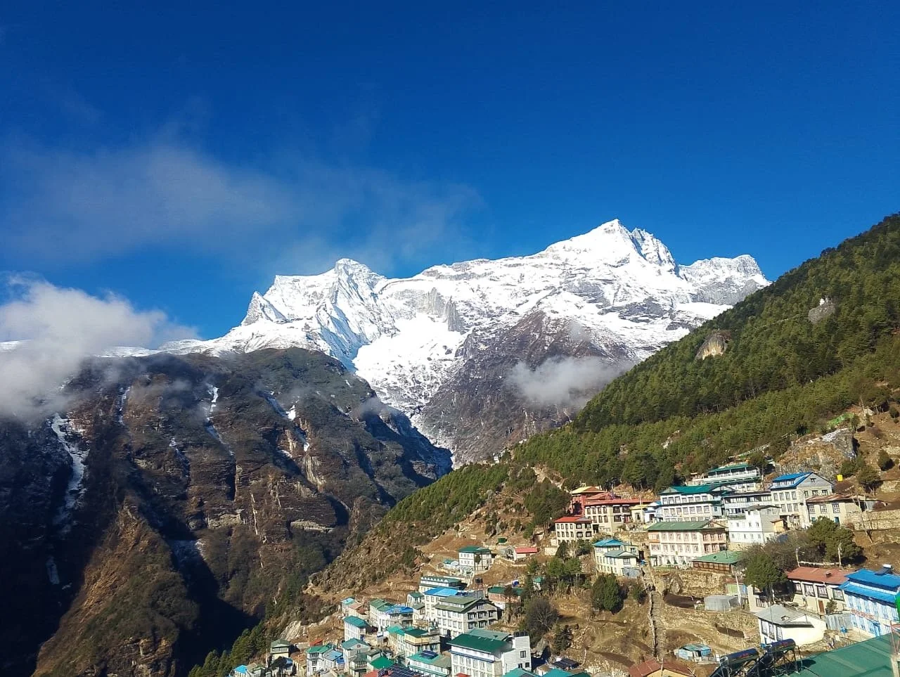 Namche Bazaar in Nepal's Everest region