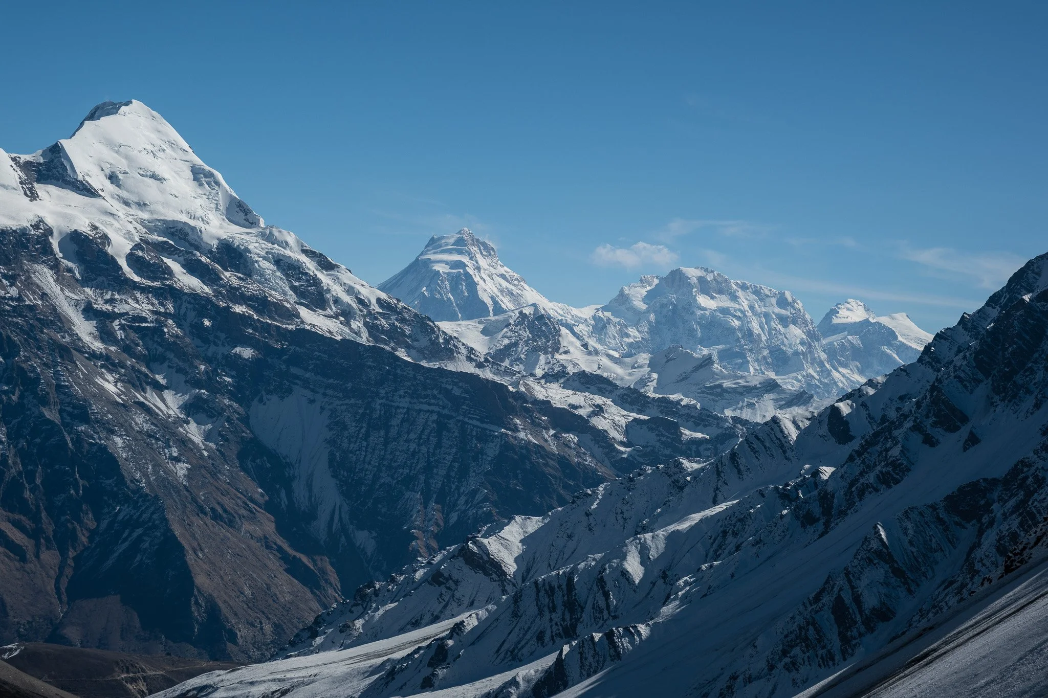 Trekking in Nar Phu north of the Annapurna mountain range