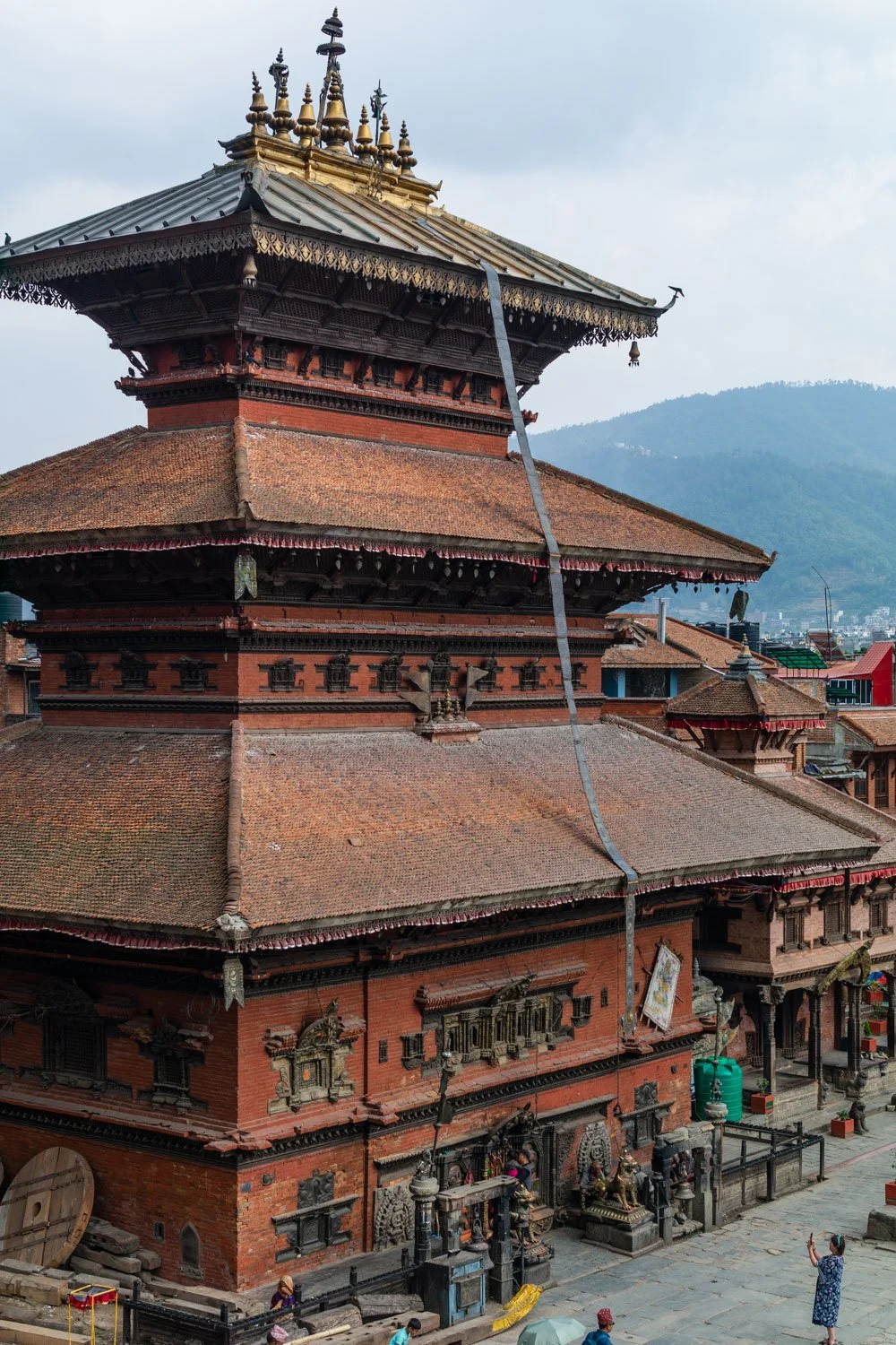A Hindu temple in Bhaktapur, Nepal