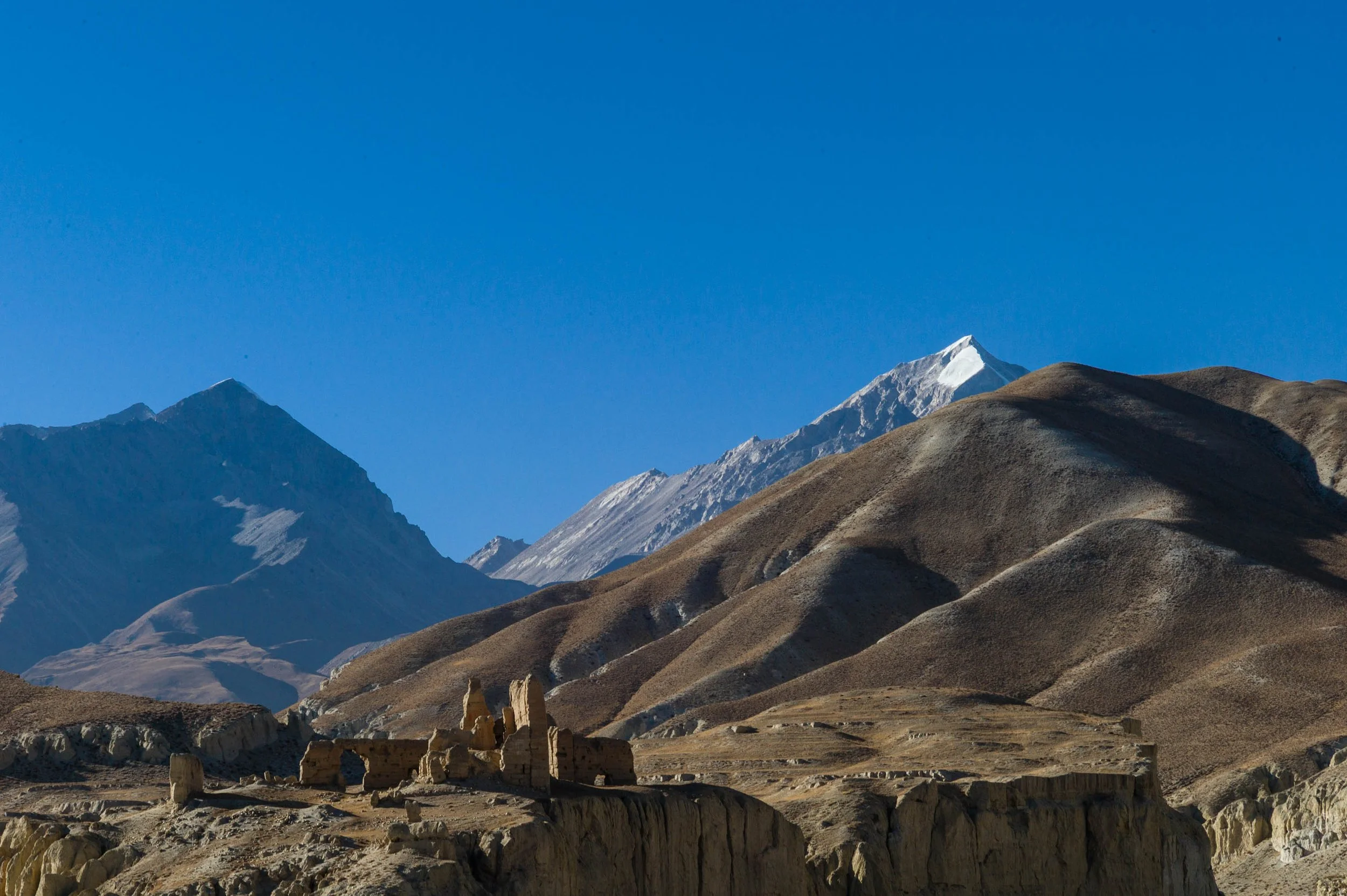 Ruins in Nepal's northern region of Mustang