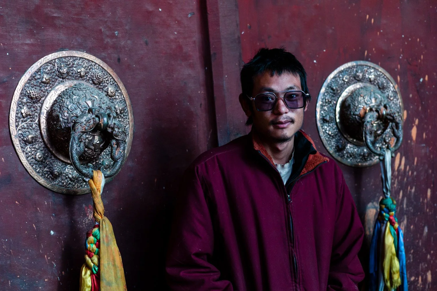A monk in Mustang's Lo Manthang